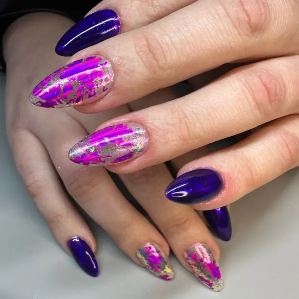 Purple chrome art