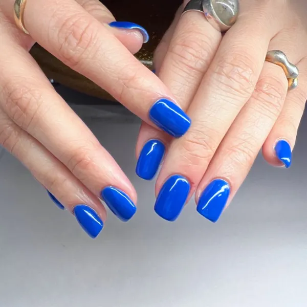 Cobalt blue gel